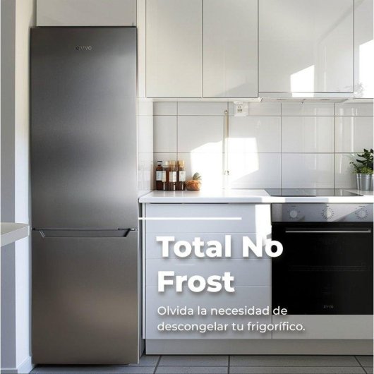 Frigorífico Combi Evvo Home F52 Total No Frost 180cm 250L E Blanco