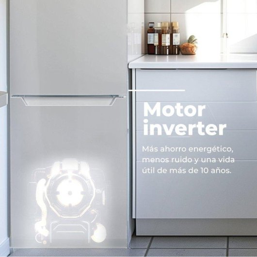 Frigorífico Combi Evvo Home F52 Total No Frost 180cm 250L E Blanco
