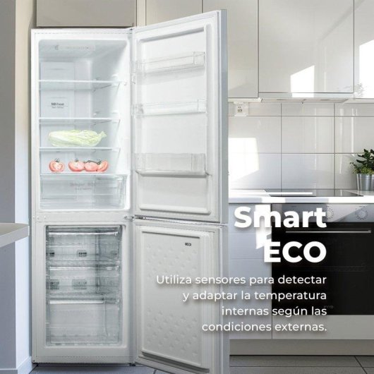 Frigorífico Combi Evvo Home F52 Total No Frost 180cm 250L E Blanco