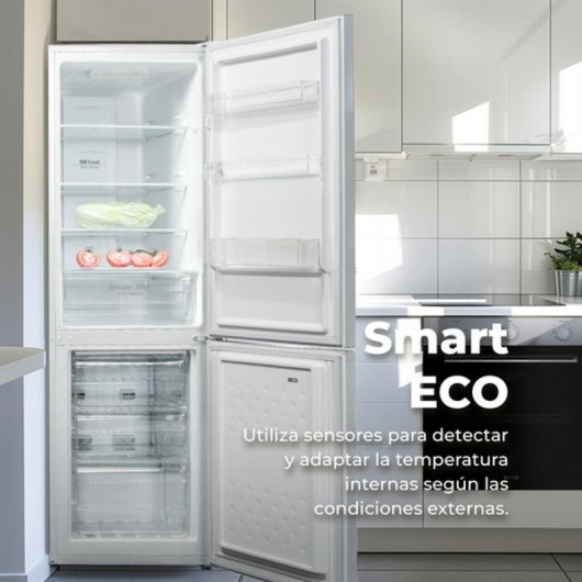 Frigorífico Combi Evvo Home F52 Total No Frost 180cm 250L E Blanco