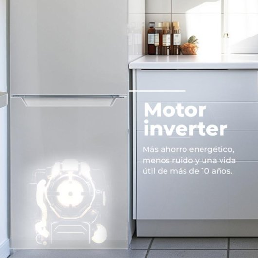 Frigorífico Combi Evvo Home F52 Total No Frost 180cm 250L E Blanco