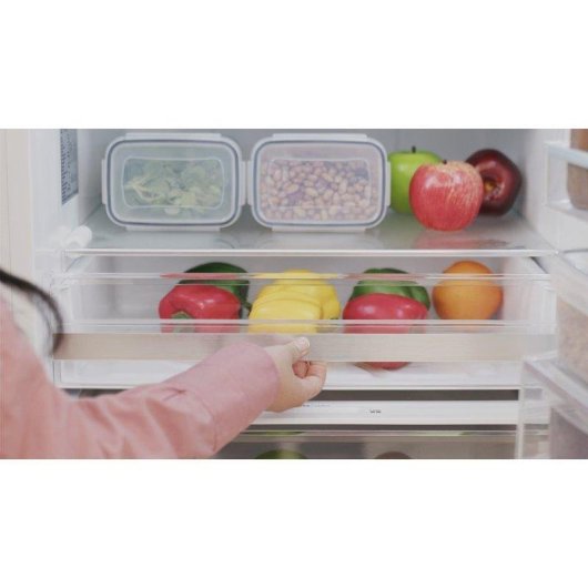 Frigorífico Combi Evvo Home EVVO F55DX Total No Frost 186cm 322L D Grafito
