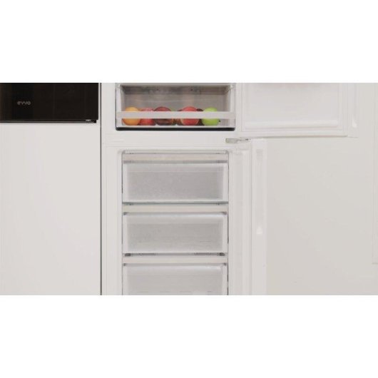 Frigorífico Combi Evvo Home EVVO F55DX Total No Frost 186cm 322L D Grafito