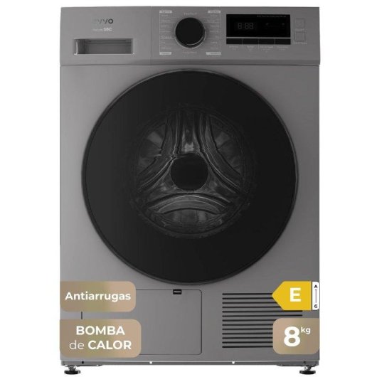 Secadora de condensación Evvo Home S8X E 8 kg Clase energética E con bomba de calor