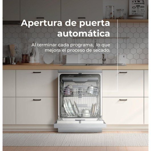 Lavavajillas Evvo Home D4YX 16 cubiertos Clase C Extra Silent Inox