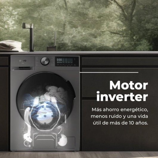Lavasecadora Evvo Home 10+7kg A Nova 10/7x con vapor y Stain Master