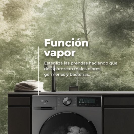 Lavasecadora Evvo Home 10+7kg A Nova 10/7x con vapor y Stain Master