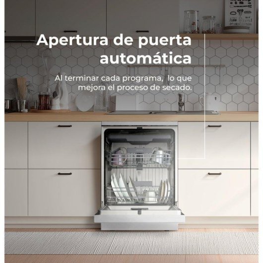 Lavavajillas Evvo Home D4Y 16 cubiertos Clase C con motor inverter silencioso