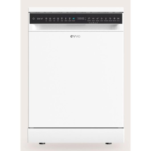 Lavavajillas Evvo Home D4Y 16 cubiertos Clase C con motor inverter silencioso
