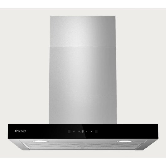 Campana extractora Evvo CE31 Abluft Umluft 60cm mit Touchsteuerung und LED
