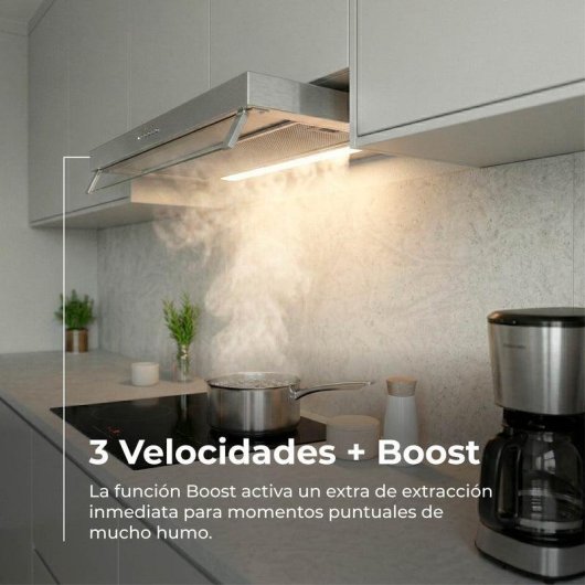 Campana extractora Evvo CEi55 Integrada Canalizado/Recirculación 55cm LED