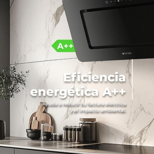 Campana extractora Evvo CE43 Canalizado/Recirculación 60cm con control táctil