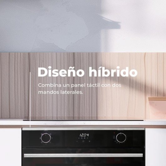 Horno Multifunción Evvo Home H20 72L 60cm Hidrolítico A Vapor Grill Inox