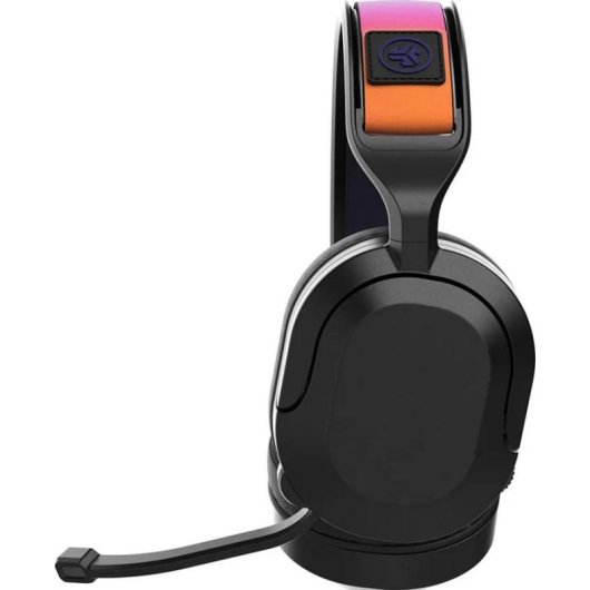 Auriculares JLab Nightfall inalámbricos Bluetooth gaming con ANC, micrófono y USB-C negro