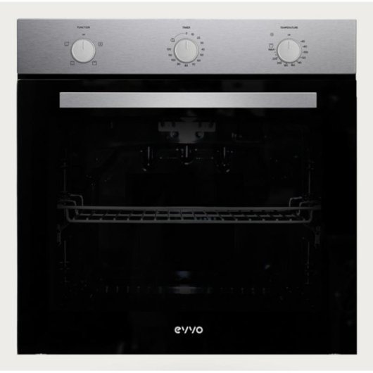 Horno Multifunción Evvo Home H10 77L 60cm Hidrolítico A Grill Vapor Inox