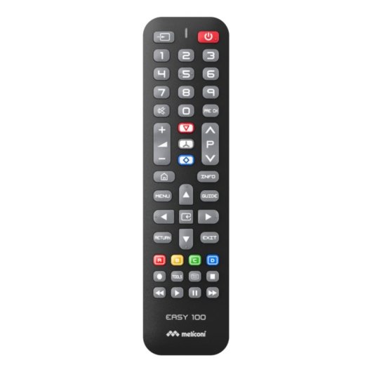 Mando a distancia Meliconi 808056 para TV Samsung IR inalámbrico Negro