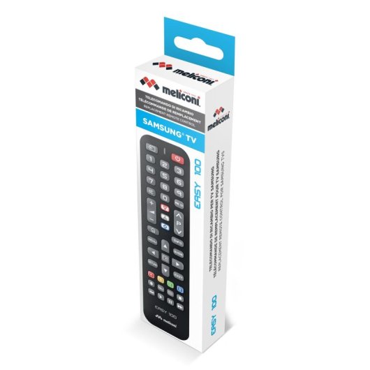Mando a distancia Meliconi 808056 para TV Samsung IR inalámbrico Negro