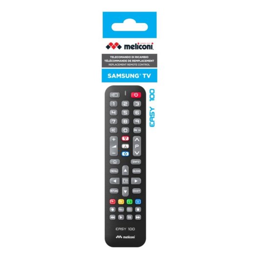 Mando a distancia Meliconi 808056 para TV Samsung IR inalámbrico Negro
