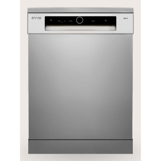 Lavavajillas Evvo D5X 14 cubiertos B Inox 8 programas con Turbo y Zone Wash