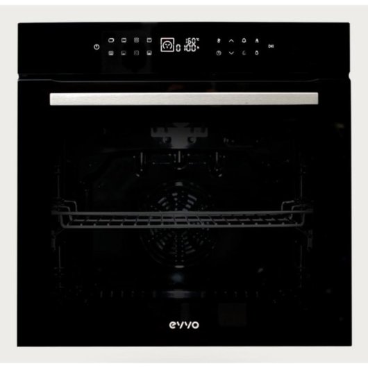 Horno Multifunción Evvo Home H26 81L 60cm Hidrolítico A+ Airfryer Negro