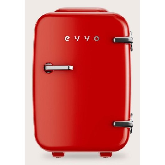 Nevera Portátil Evvo F4 Mini Retro Roja 4L Frío y Calor