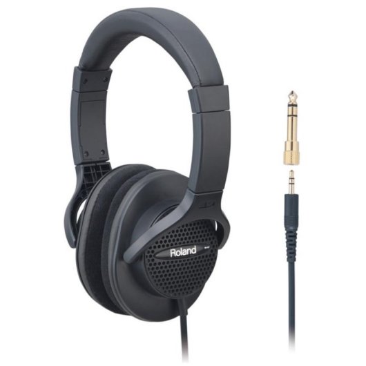 Auriculares Roland RH-A7 avec câble, connexion 3,5 mm, supra-auriculaires ouverts noirs