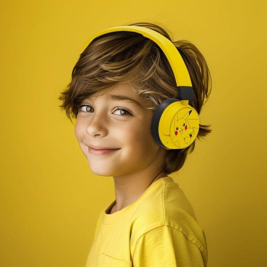 Cuffie OTL Technologies Pokémon Pikachu Bluetooth wireless e cablate gialle