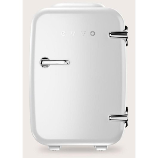 Nevera portátil Evvo F4WH Retro Blanca 4 litros Frío y Calor