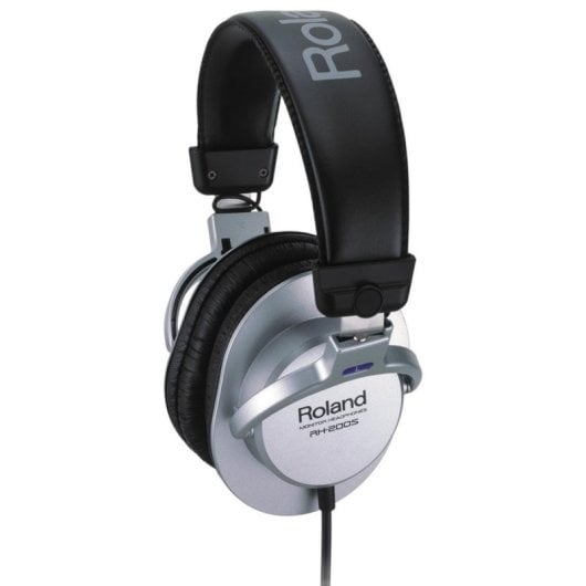 Auriculares Roland RH-200S avec câble 6,5 mm filaire pour musique noir et argent