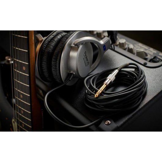 Auriculares Roland RH-200S avec câble 6,5 mm filaire pour musique noir et argent