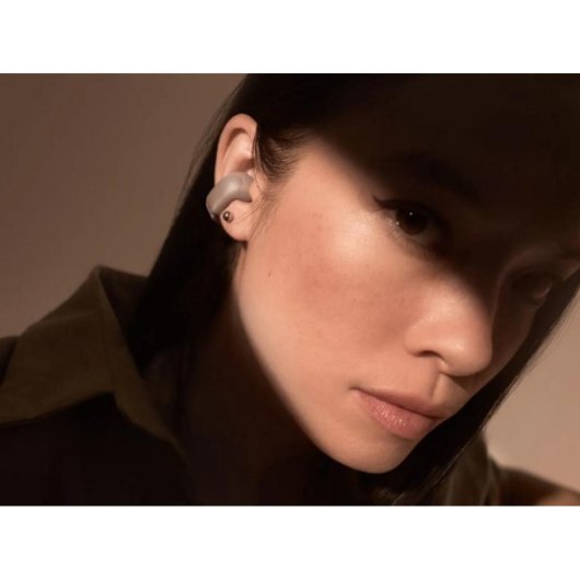 Auriculares Bose Ultra Open Earbuds inalámbricos Bluetooth para llamadas y deporte color piedra