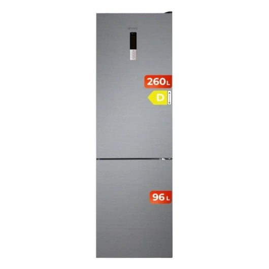 Frigorífico Combi Evvo Home EVVO F60X Total No Frost 200cm 351L E Inox