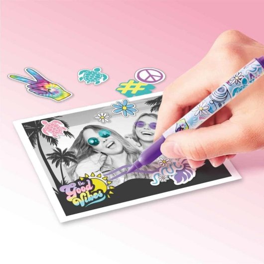 Fotocamera Istantanea Canal Toys Photo Creator Flash MicroSD 4 GB Turchese Bianco