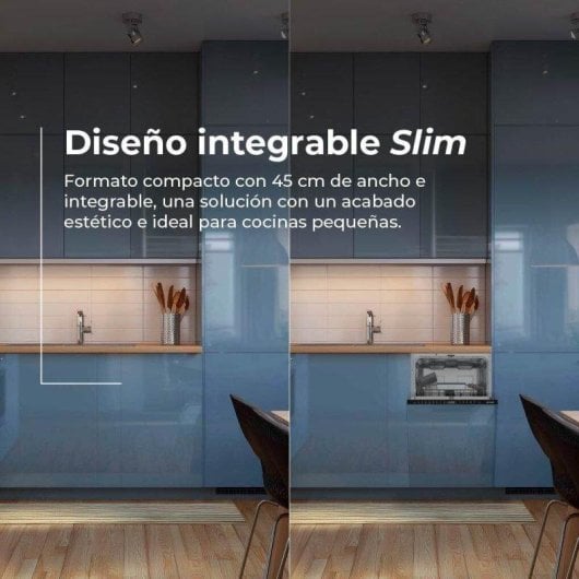 Lavavajillas Evvo Home Di.3 Slim 10 cubiertos D con apertura automática