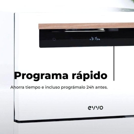 Lavavajillas Evvo Mini D 6 cubiertos A+ 8 programas con bloqueo infantil