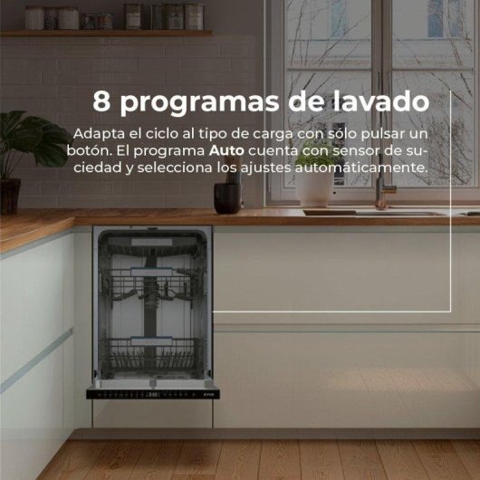 Lavavajillas Evvo Home Di.4 Slim 11 cubiertos C con apertura automática