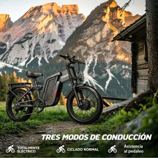 Bicicletta Elettrica Tifgalop F7 Doppio Motore 2000W