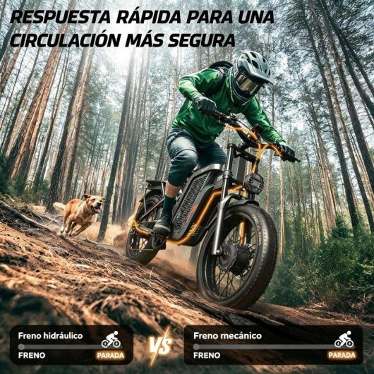 Bicicletta Elettrica Tifgalop F7 Doppio Motore 2000W