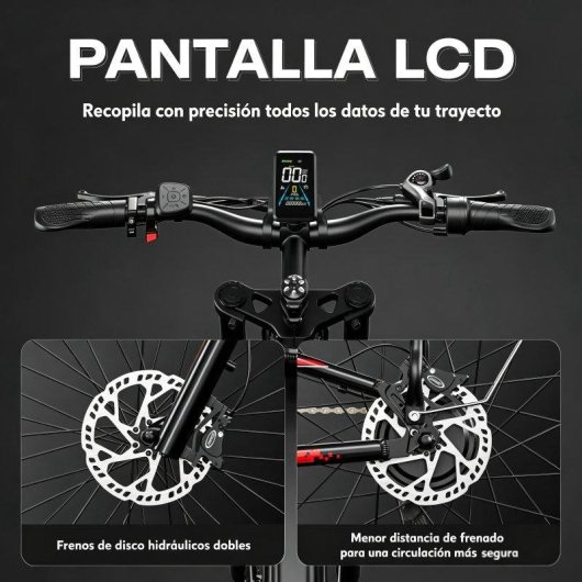 Bicicleta Eléctrica Cleytro ES7-B 750W 48V 18Ah 26"