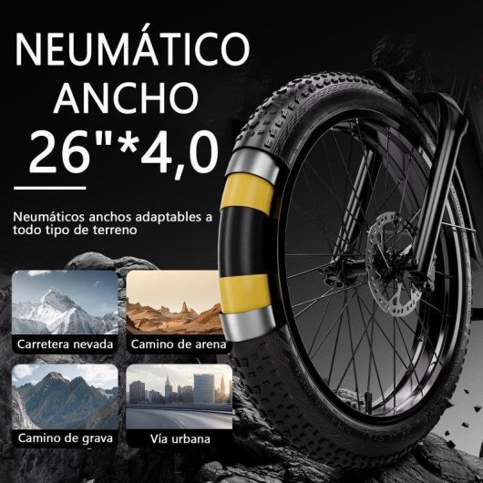 Bicicleta Eléctrica Cleytro ES7-B 750W 48V 18Ah 26"