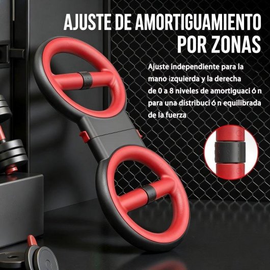 Entrenador de brazos AKLUER 3 en 1 con ajuste de amortiguación y rotación 360°