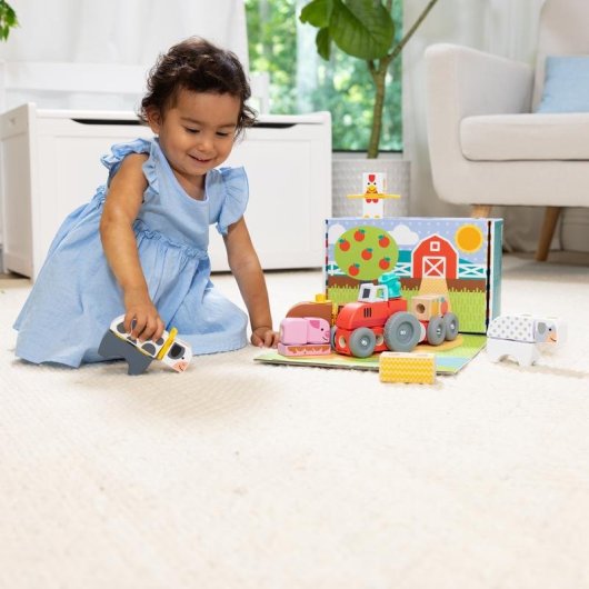 Melissa & Doug Blockables Granja 6074894 56 pièces