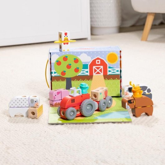 Melissa & Doug Blockables Granja 6074894 56 pièces