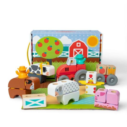 Melissa & Doug Blockables Granja 6074894 56 pièces