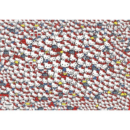 Puzzle Clementoni 37119 Compact Impossible Hello Kitty 1000 piezas multicolor