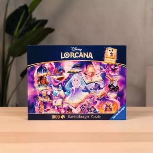 Puzzle Ravensburger 12001622 Glimmers of The Realm Amethyst 1000 pezzi Disney Lorcana