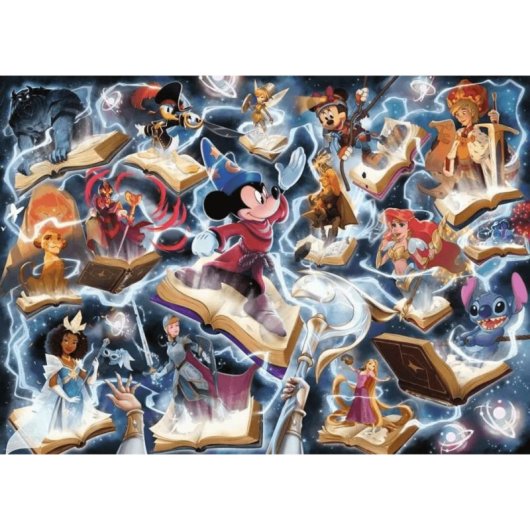Puzzle Ravensburger 12001622 Glimmers of The Realm Amethyst 1000 pezzi Disney Lorcana