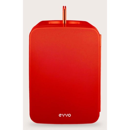 Nevera portátil Evvo Home F10R 10L roja con frío y calor silenciosa