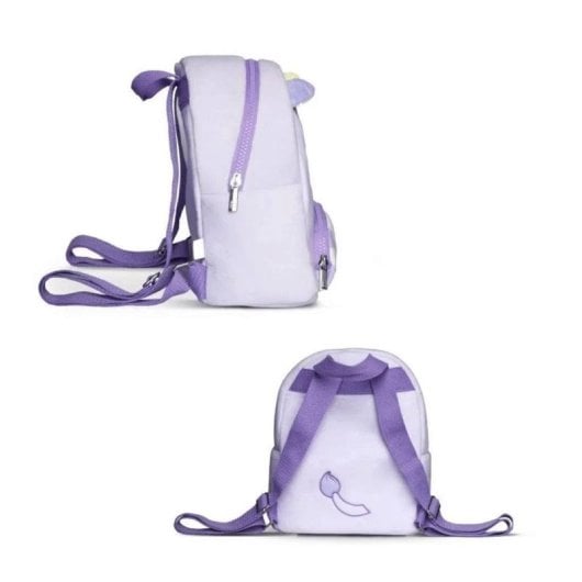 Mochila infantil Squishmallows Bubba Novelty vaca felpa lila