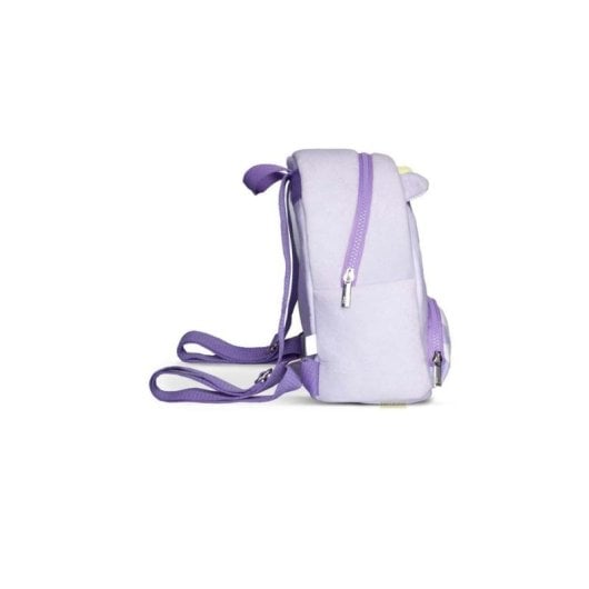 Mochila infantil Squishmallows Bubba Novelty vaca felpa lila